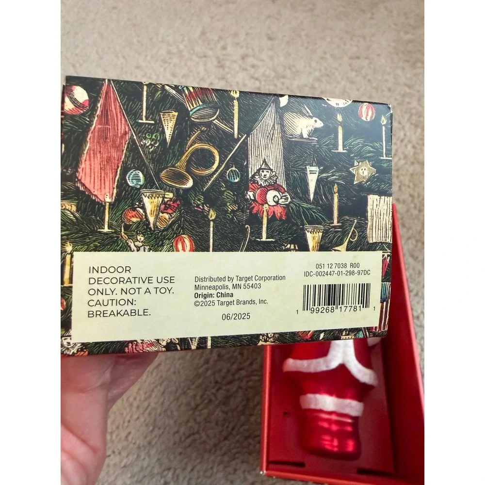 John Derian Artist For Target Santa Ornament – New In‎ Box Christmas 2025